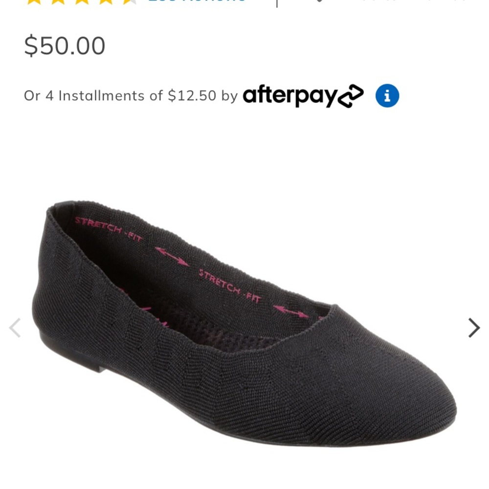 Sketchers Cleo Bewitch flats, Navy Size 6.5